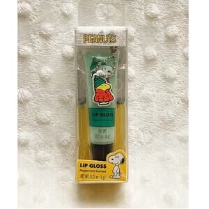 Peanuts Snoopy & Woodstock Peppermint Scented Lip Gloss (.21oz)-NEW
